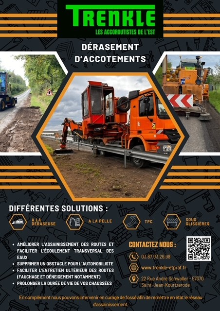 Dérasement d'accotement