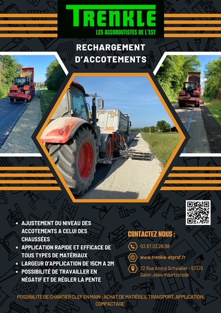 Rechargement d'accotement